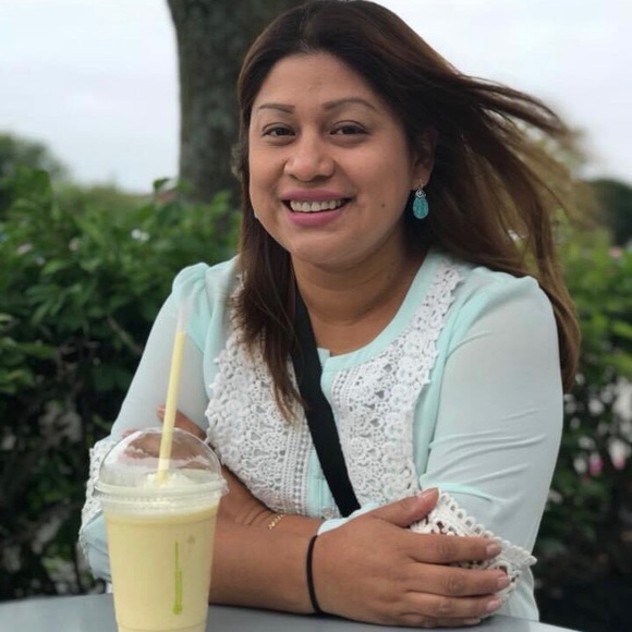 Forever 21 lace 3/4 sleeve blouse Sz S - Picture 2 of 12